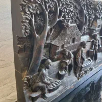 تابلو کلکسیونی تمام چوب نقش برجسته|کلکسیون اشیاء عتیقه|تهران, دکتر هوشیار|دیوار