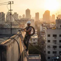 همکار جوان جهت انجام پروژه های فیبر نوری(کابل کشی)