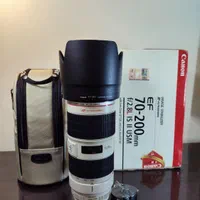 CANON EF 70-200 F2.8L IS II لنز کانن با جعبه و هود|دوربین عکاسی و فیلم‌برداری|تهران, قصر فیروزه ۱|دیوار