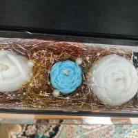 جعبه ی گل های شمعی ماندگار