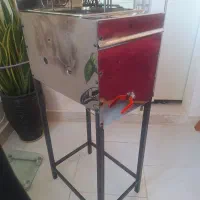 سرخ کن صنعتی پایدار استیل با توری و درب|اجاق گاز و لوازم برقی پخت‌وپز|محمدیه-قزوین, |دیوار