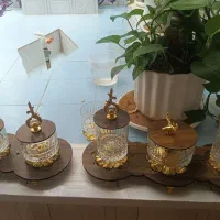 قندان جا نباتی شکلات خوری|ظروف سرو و پذیرایی|شیراز, شاهچراغ|دیوار