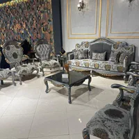 مبل استیل و سلطنتی ۹ نفره گندم|مبلمان خانگی و میز عسلی|مشهد, وکیل‌آباد|دیوار