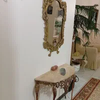 آینه کنسول برنز..سنگین ..اصل|بوفه، ویترین، کنسول|سهند, |دیوار