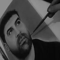 سفارش سیاه قلم چهره|تابلو، نقاشی، عکس|بندر گناوه, |دیوار