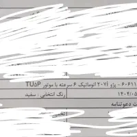 i207pاتومات tu5 پانوراما سقف فلز|خودرو سواری و وانت|همدان, |دیوار