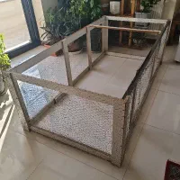 قفس چوبی با فنس کشی