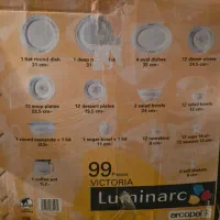 سرویس ۹۹ پارچه ویکتوریا لومینارک اصل فرانسه|ظروف سرو و پذیرایی|رفسنجان, |دیوار