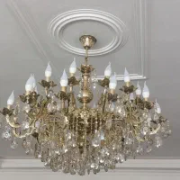 لوستر 24 شعله  برنز