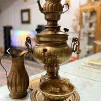 سماورزغالیبرنج طرح مسی