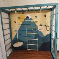 ادونچر ، پلی گراند چوبی ، خانه بازی ، مهدکودک