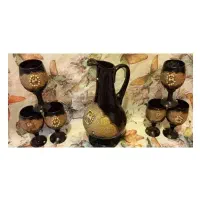 جام شراب ولیوان