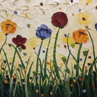 تابلو رنگ روغن کار دست