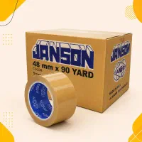 چسب پهن قهوه ای جانسون 90 یارد 45 میکرون کارتن