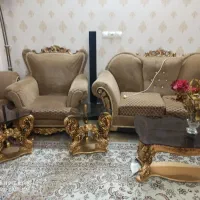 مبل هفت نفره راحتی با سه عدد میز نو بفروش میرسد|مبلمان خانگی و میز عسلی|اصفهان, سرشبادران|دیوار