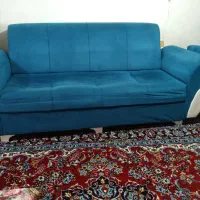 مبل ۸نفر راحتی همراه یک جلوی بزرگ و دو جلوی کوچک|مبلمان خانگی و میز عسلی|سلماس, |دیوار