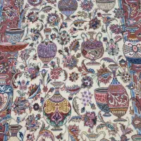 قالیچه دستباف 4متری زیرخاکی|فرش|کاشمر, |دیوار