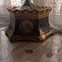 ظروف پذیرایی طلاکوب سرمه ای|ظروف سرو و پذیرایی|ملایر, |دیوار