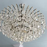 لوستر  کریستال فرانسوی ۱۵ شاخه