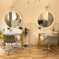 اجاره تخت مژه، اتاق رنگ ، شنیون کار بافت کار
