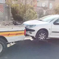 امداد خودرو جرثقیل یدک کش خودروبر نیسان چرخ گیر