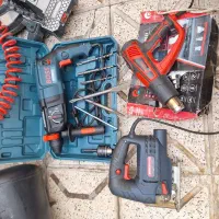 ابزار ام دی اف وسایل نجاری فارسی بر پمپ باد ۲۵لیتر|ماشینآلات صنعتی|مشهد, امیر آباد|دیوار