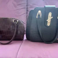 کیف زنانه چرم دوعدد.نو وکارکرده سالم