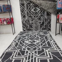 گلیم ۶ متری طرح پتینه مدرن لاو12