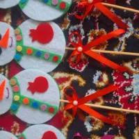 گیفت های انار و آدم برفی|صنایع دستی و سایر لوازم تزئینی|قم, امامزاده ابراهیم|دیوار