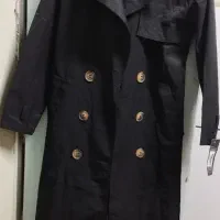 بارانی مشکی فری سایز 36تا 44