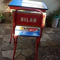 میز تحریر و صندلی فلزی کودک