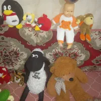 ۴۰ عدد عروسک بزرگ و کوچک همه نونو|اسباببازی بچه|مشکیندشت, |دیوار