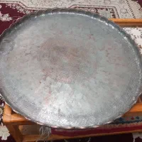 سینی بزرگ مسی|کلکسیون اشیاء عتیقه|کرمانشاه, |دیوار