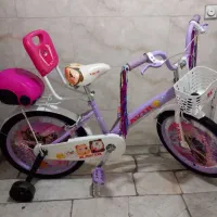 ۲ عدد دوچرخه سایز ۲۰دخترانه بنفش نونو