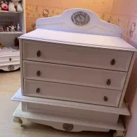 تخت و کمدچسبیده و کمد عروسک