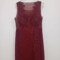 لباس مجلسی دست دوز تمیز نو