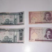 ۴عدد اسکناس قدیمی اصل