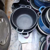 دوعدد سایز 24و22 قیمت 550+450|ظروف پختوپز|اهواز, کمپلو شمالی|دیوار