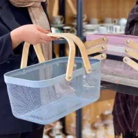 سبد پیک نیک فلزی ایکیا|ظروف نگهدارنده، پلاستیکی، یک‌بارمصرف|تهران, دریا|دیوار