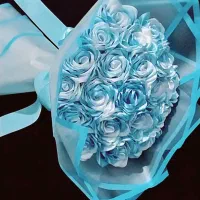 دسته گل روبانی ۲۰ شاخه