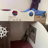 تخت ۲ طبقه جوان|تخت و سرویس خواب|تبریز, |دیوار