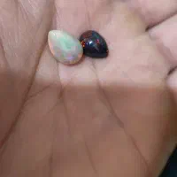دو عدد سنگ اوپال اتیوپی با کیفیت بی نظیر