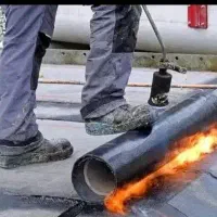 نصب آسفالت ایزوگام وقیر گونی حتی یک متر