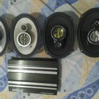 4عددباندکنوود718تمیزتازه سرویس شده باامپیلی مارشال