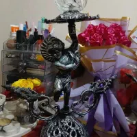 ساعت رومیزی همراه دو شمعدان فرشته بسیار زیبا و شیک|کلکسیون اشیاء عتیقه|اسلامشهر, شهرک امام حسین (میان آباد)|دیوار