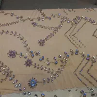 پارچه های جواهردوزی با سنگ