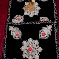 رومیزی مخمل قدیمی جهیزیه هدیه شب یلدا روز مادر|پرده، رانر، رومیزی|تهران, والفجر|دیوار