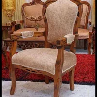 مبل سلطنتی طرح آلمانی نه نفره چوب راش|مبلمان خانگی و میز عسلی|اراک, |دیوار