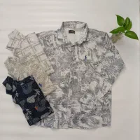 پیراهن کنفی چاپی (تولیدی کلبه مد)