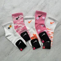 جوراب نیم ساق ابرنگی نخ پنبه